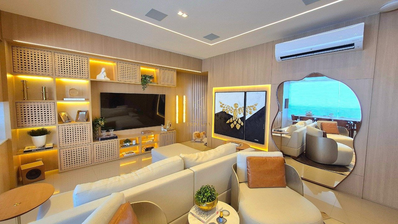 Apartamento mobiliado e decorado à venda no Jardim D?América - 138m², 2 suítes e 4 vagas - Cuiabá — foto 2