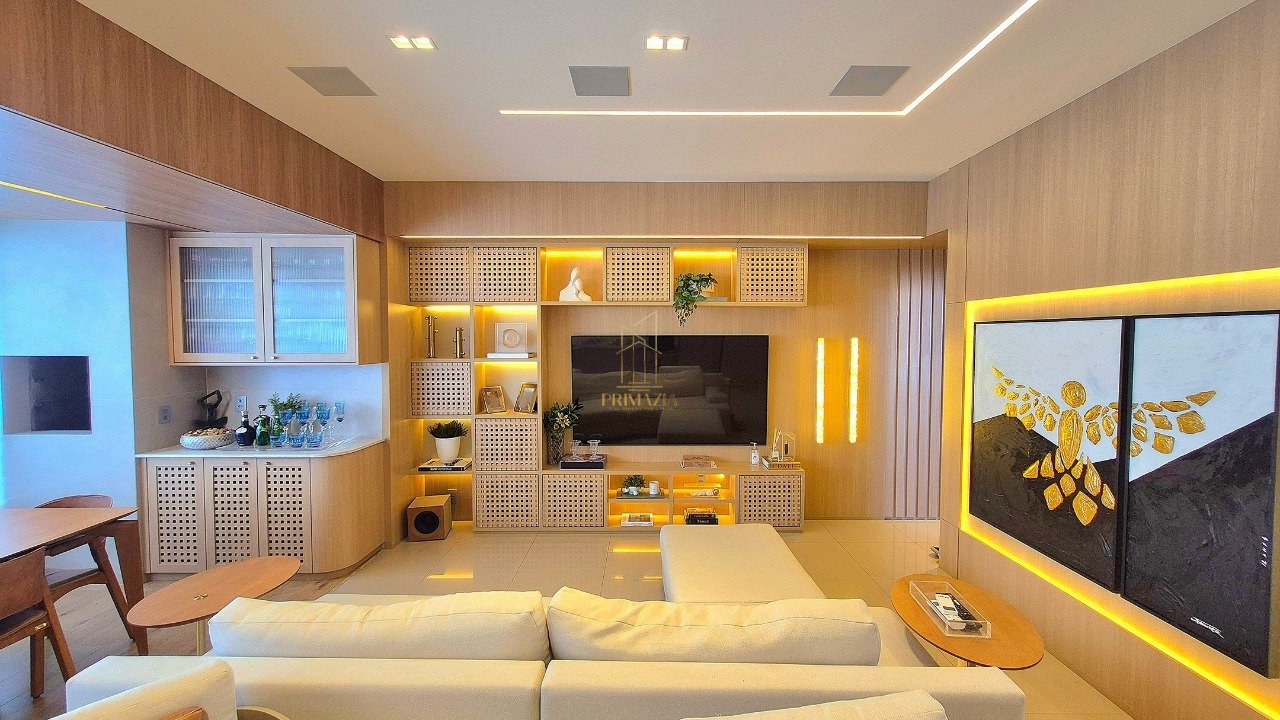 Apartamento mobiliado e decorado à venda no Jardim D?América - 138m², 2 suítes e 4 vagas - Cuiabá — foto 3
