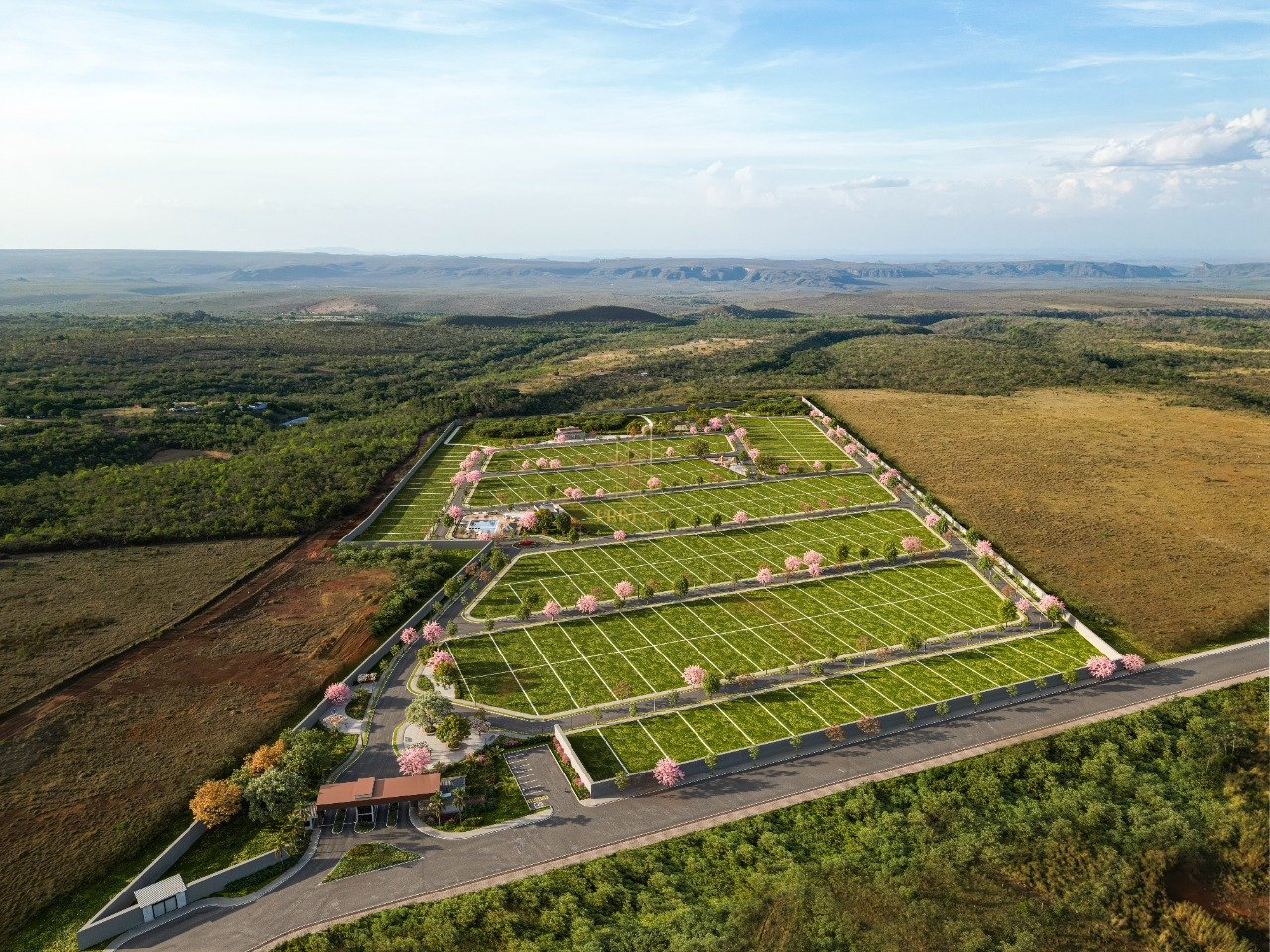 Terrenos A Partir 360 m2 Condomínio Valle do Sol em Chapada dos Guiamarães - MT